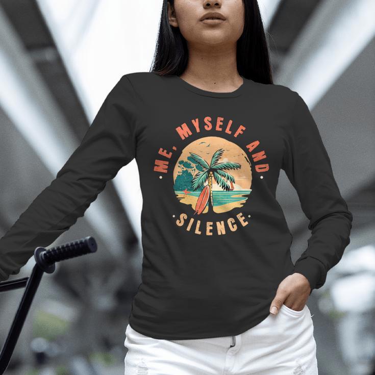 Introvert Relaxation Me Myself And Silence Summer Vacation Men Women Unisex Long Sleeve T-Shirt Introvert Relaxation Me Myself And Silence Summer Vacation Men Women Unisex Long Sleeve T-Shirt