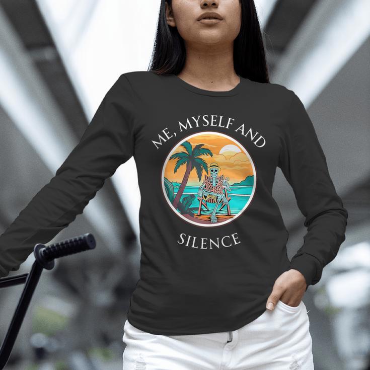 Introvert Relaxation Me Myself And Silence Summer Vacation Unisex Long Sleeve T-Shirt Introvert Relaxation Me Myself And Silence Summer Vacation Unisex Long Sleeve T-Shirt