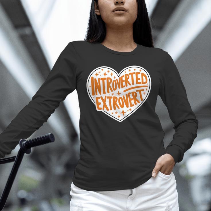 Introverted Extrovert People Hater Calm Peace Lover Unisex Long Sleeve T-Shirt Introverted Extrovert People Hater Calm Peace Lover Unisex Long Sleeve T-Shirt