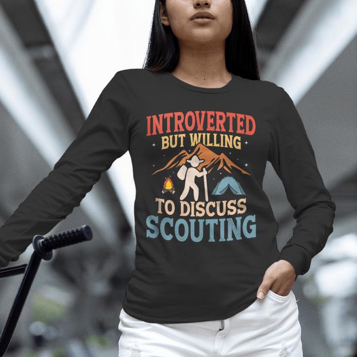 Introvert's Scouting Passion Unisex Long Sleeve T-Shirt Introvert's Scouting Passion Unisex Long Sleeve T-Shirt