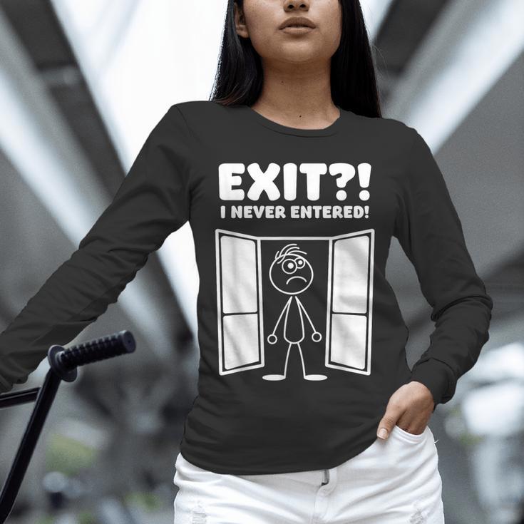 Irony Sarcasm Introvert Dry Humor Comic Cartoon Geek Nerd Unisex Long Sleeve T-Shirt Irony Sarcasm Introvert Dry Humor Comic Cartoon Geek Nerd Unisex Long Sleeve T-Shirt