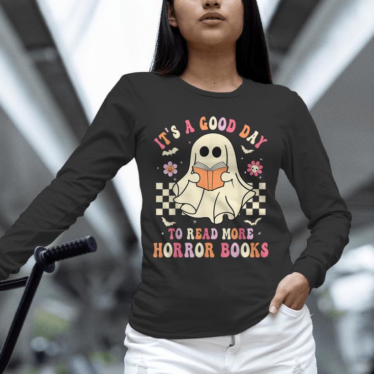 It's A Good Day To Read More Horror Books Halloween Unisex Long Sleeve T-Shirt It's A Good Day To Read More Horror Books Halloween Unisex Long Sleeve T-Shirt