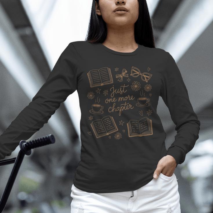 Just One More Chapter Book Lover Reading Men Women Matching Unisex Long Sleeve T-Shirt