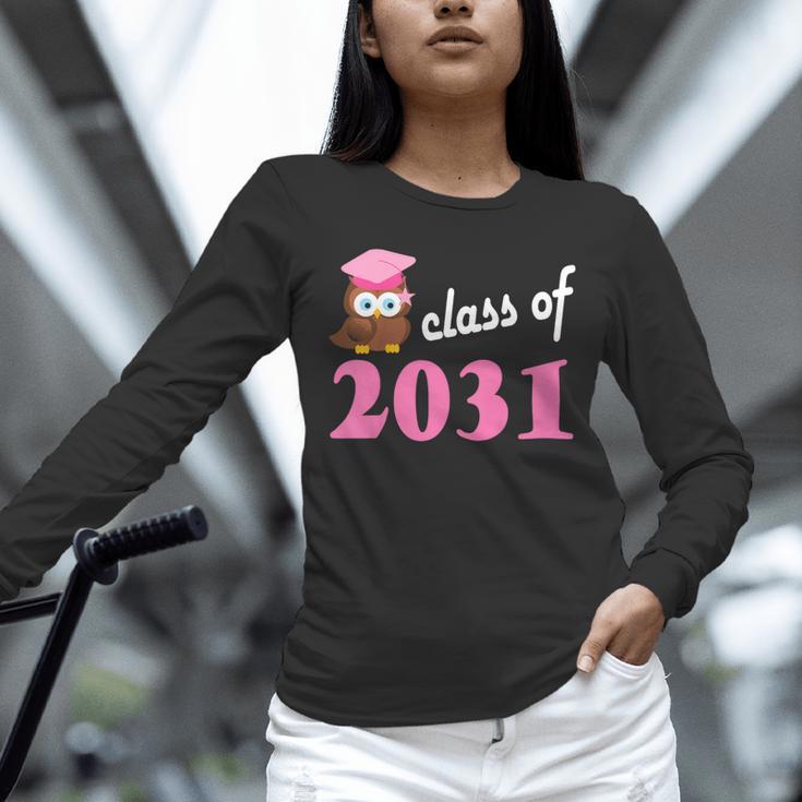 Kids Class Of 2031 Back To School Graduation T-Shirt Unisex Long Sleeve T-Shirt