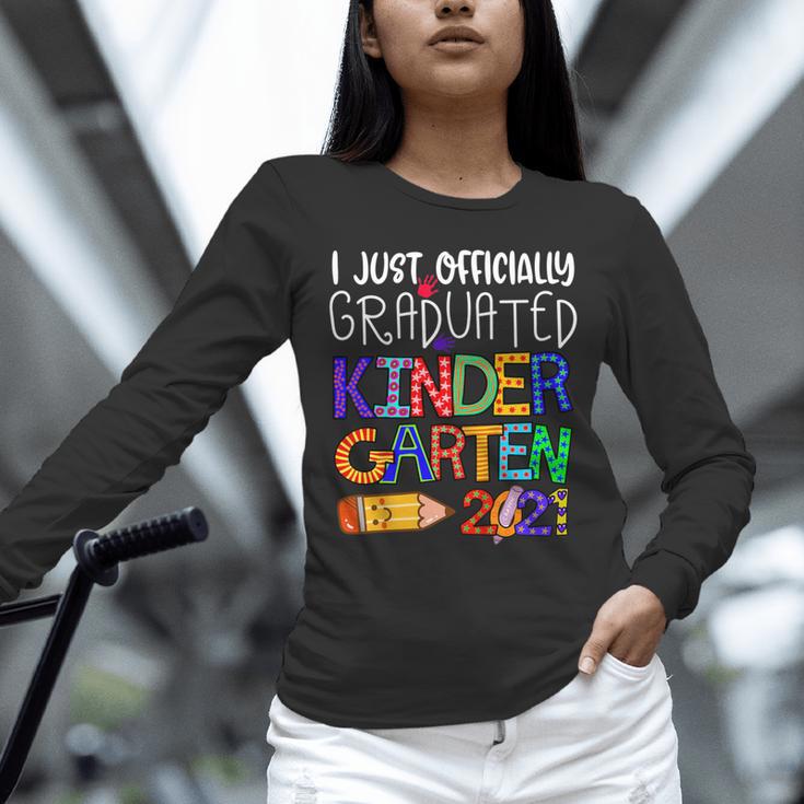 Kids Kindergarten Graduation Class Of 2021 Shirt I Just Graduated Unisex Long Sleeve T-Shirt