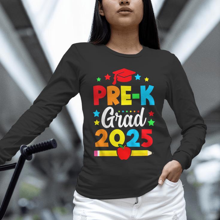 Kids Pre-K Grad 2025 Preschool Graduation 2025 Unisex Long Sleeve T-Shirt