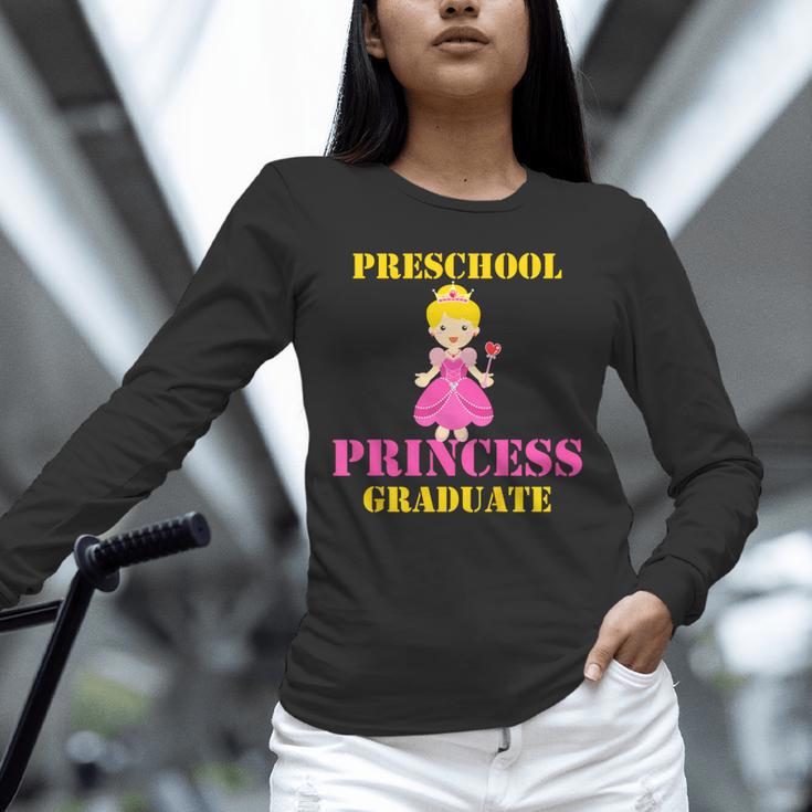 Kids Princess Graduate Prek Preschool Graduation Tshirt For Girls Unisex Long Sleeve T-Shirt