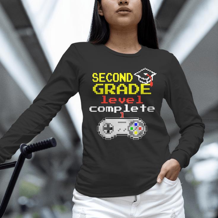 Kids Second Grade Graduation Video Game Shirt Unisex Long Sleeve T-Shirt
