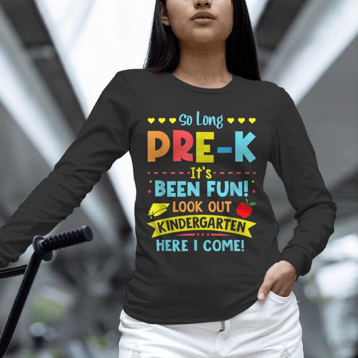 Kids So Long PRE-K It's Been Fun Graduation Unisex Long Sleeve T-Shirt