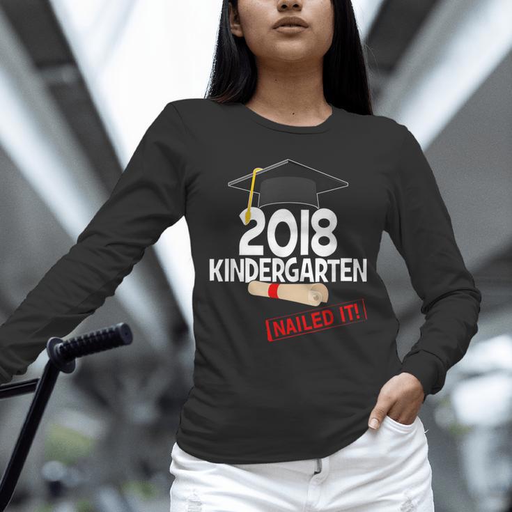 Kindergarten 2018 NAILED IT Graduation Graduate Unisex Long Sleeve T-Shirt