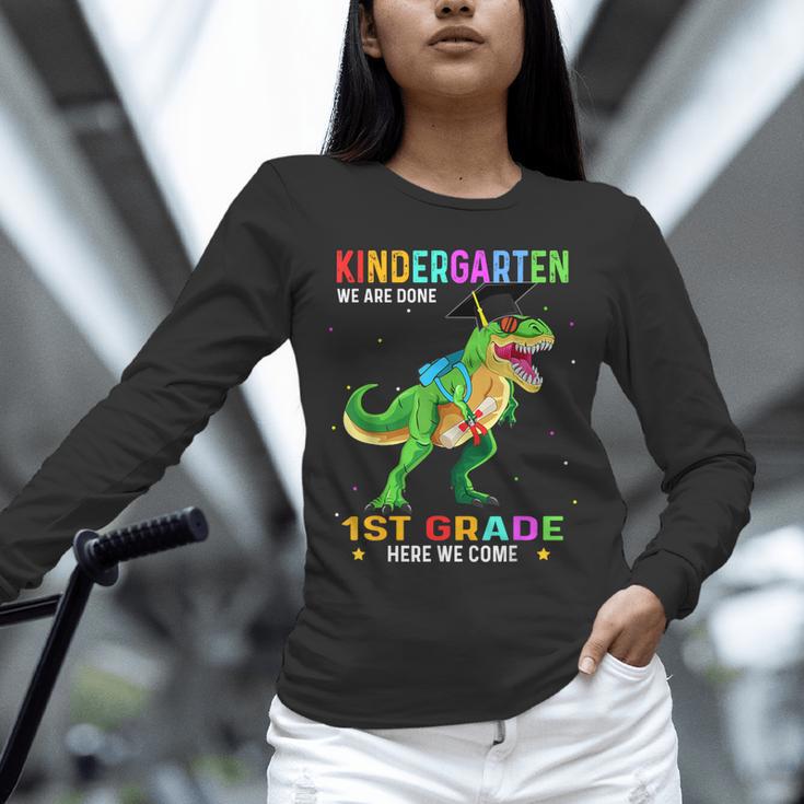 Kindergarten Graduation 1st Here We Come Class 2023 Dinosaur Unisex Long Sleeve T-Shirt