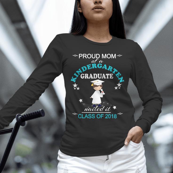 Kindergarten Graduation Shirts 2018-Proud Mom Tee Unisex Long Sleeve T-Shirt