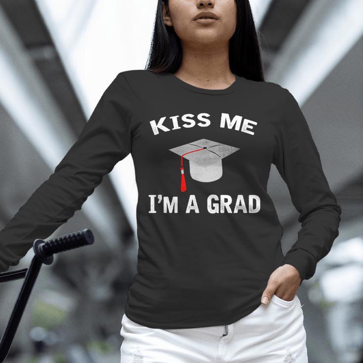 Kiss Me I'm A Grad Graduation T-Shirt Unisex Long Sleeve T-Shirt