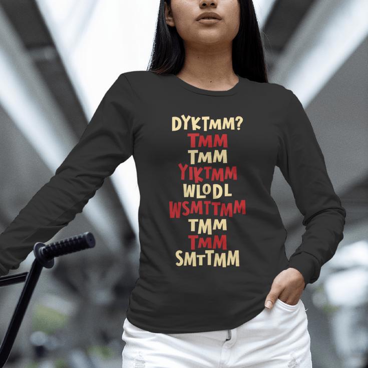 Do You Know The Muffin Man DYKTMM Nostalgia Quote Unisex Long Sleeve T-Shirt