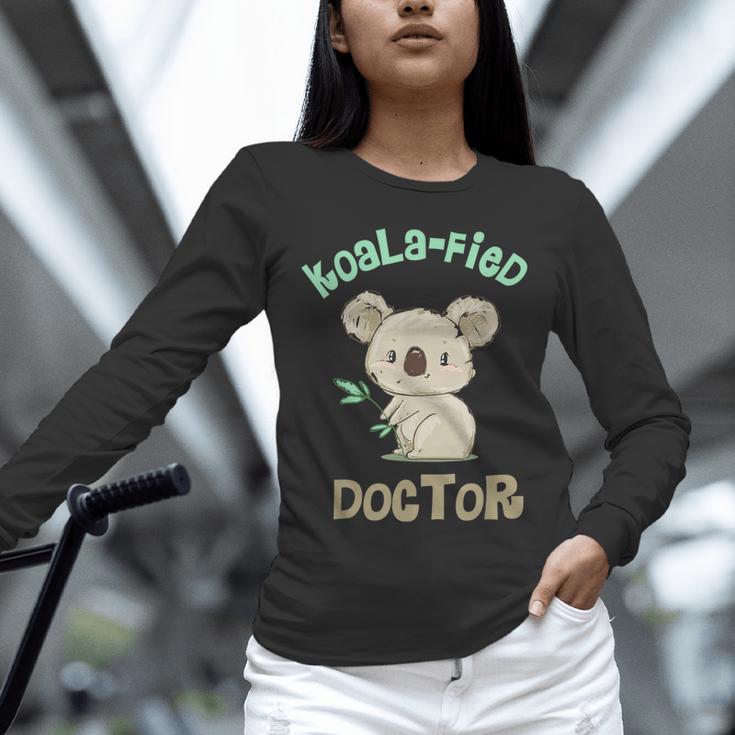 Koala Doctor Shirt Med Student Graduation Idea Unisex Long Sleeve T-Shirt