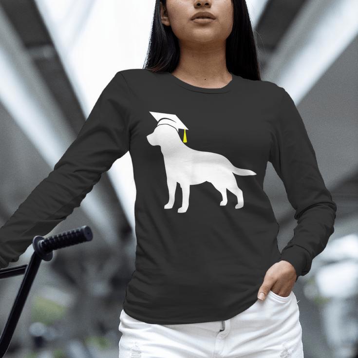 Labrador Retriever Graduation Dog Graduate For Men Women Kids Unisex Long Sleeve T-Shirt