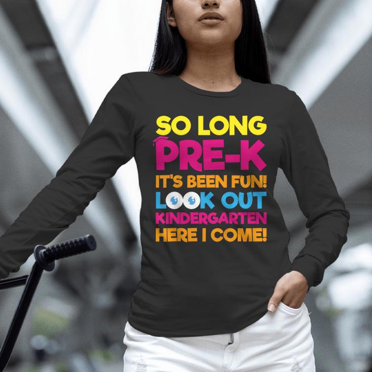 Last Day Pre-K Kindergarten Here I Come Graduation T-Shirt Unisex Long Sleeve T-Shirt