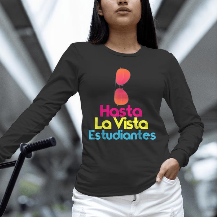Last Day Of School Spanish Teacher Graduation T-Shirt For Men Women Kids Unisex Long Sleeve T-Shirt