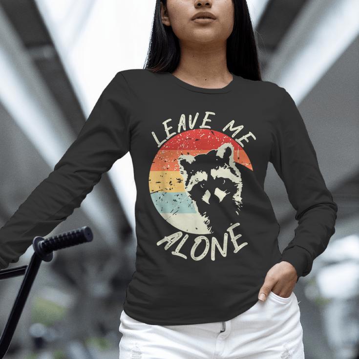 Leave Me Alone Raccoon Lover Introvert Antisocial Shy INTP Unisex Long Sleeve T-Shirt Leave Me Alone Raccoon Lover Introvert Antisocial Shy INTP Unisex Long Sleeve T-Shirt