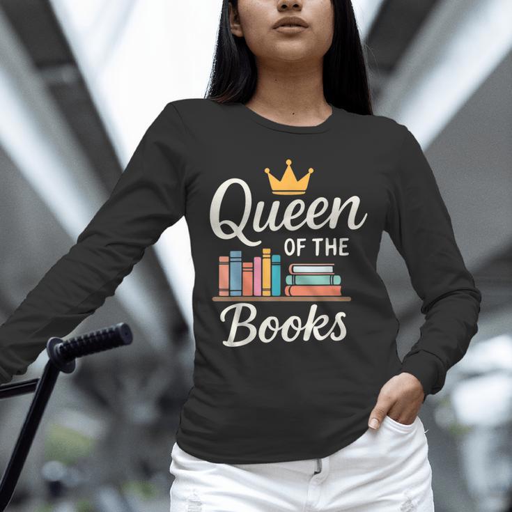 Librarian Queen Of The Books Book Reading Library Unisex Long Sleeve T-Shirt Librarian Queen Of The Books Book Reading Library Unisex Long Sleeve T-Shirt