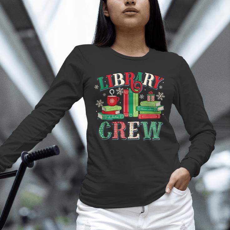 Library Crew Book Lovers Reader Teacher Librarian Christmas Unisex Long Sleeve T-Shirt Library Crew Book Lovers Reader Teacher Librarian Christmas Unisex Long Sleeve T-Shirt