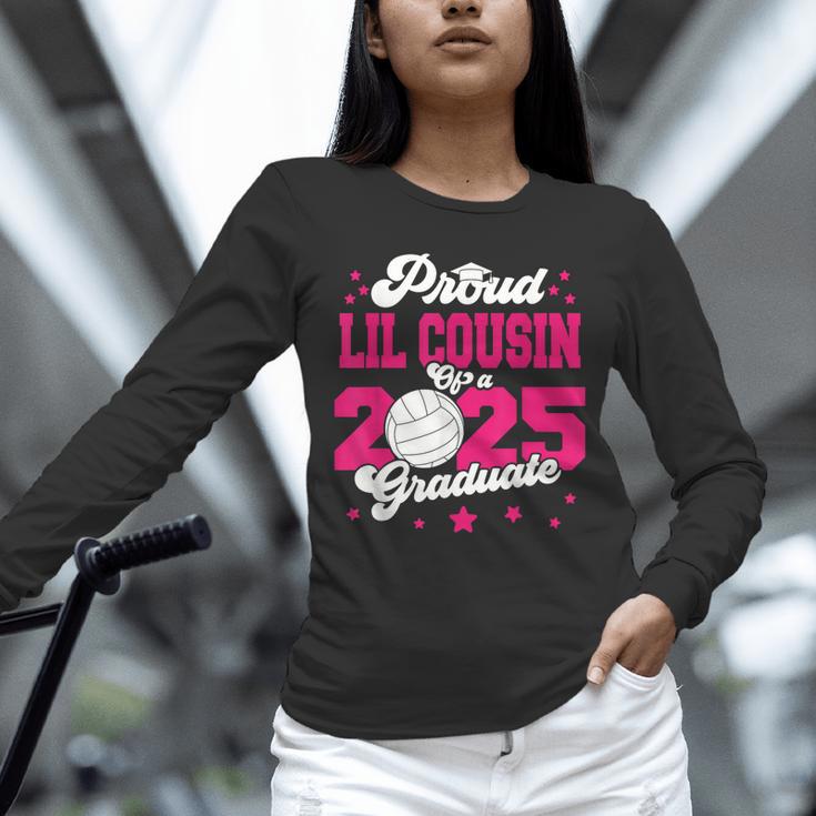 Lil Cousin Of a 2025 Graduate Prom Graduation 25 VolleyBall Unisex Long Sleeve T-Shirt