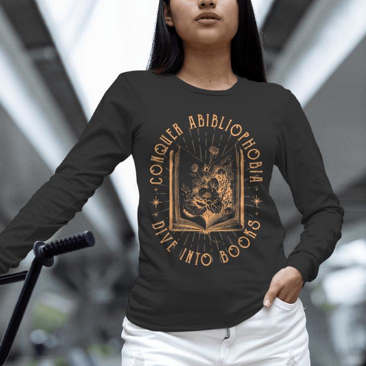 Literature Bookworm Abibliophobia Bookish Unisex Long Sleeve T-Shirt