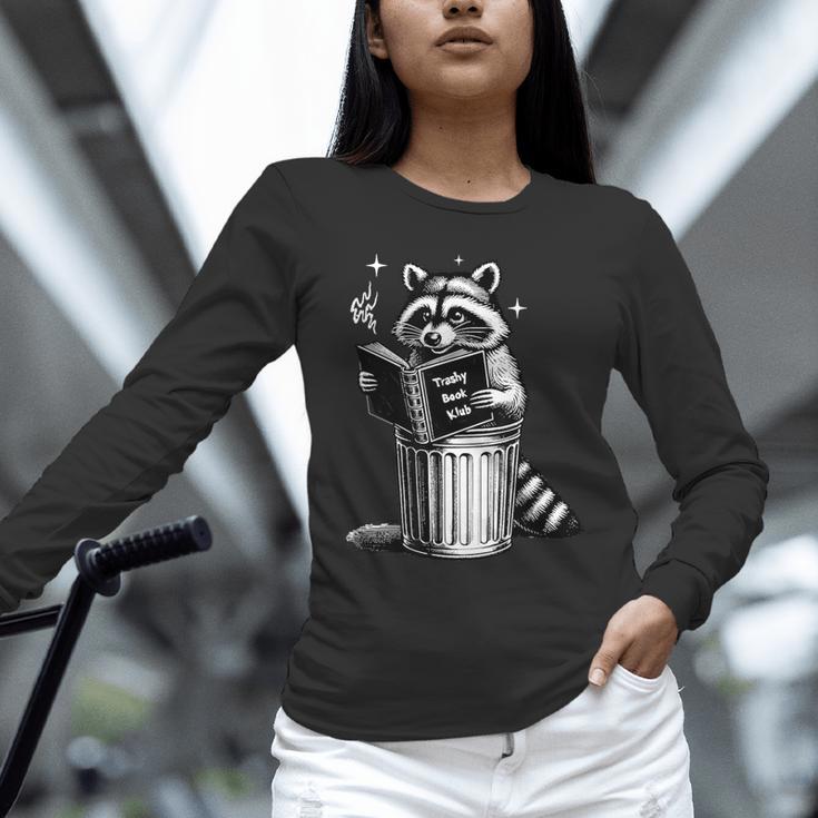 I Love Trashy Book Club Raccoon No Shelf Control Weirdcore Unisex Long Sleeve T-Shirt I Love Trashy Book Club Raccoon No Shelf Control Weirdcore Unisex Long Sleeve T-Shirt
