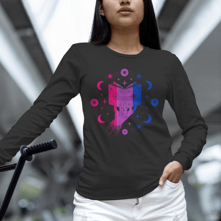 Magic Bi-Pride Book Of Cosmic Energy Unisex Long Sleeve T-Shirt