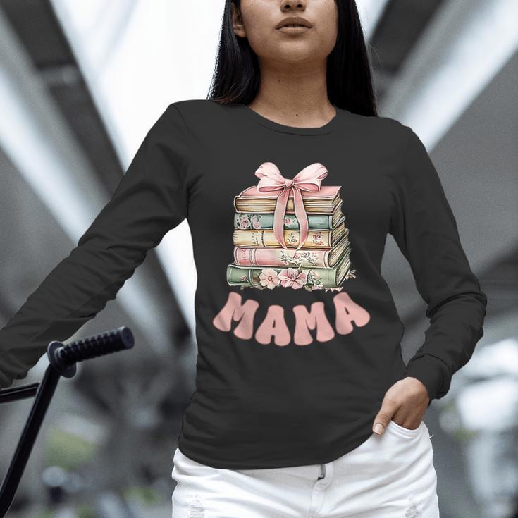 Mama Book First Chapter Birthday Family Matching Party Unisex Long Sleeve T-Shirt