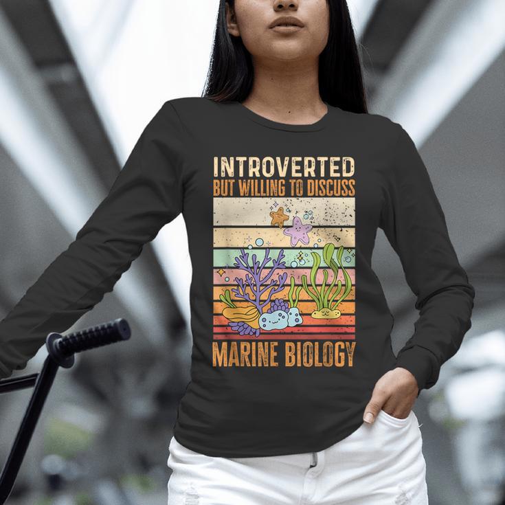 Marine Biology Ocean Introvert Marine Biologist Unisex Long Sleeve T-Shirt Marine Biology Ocean Introvert Marine Biologist Unisex Long Sleeve T-Shirt