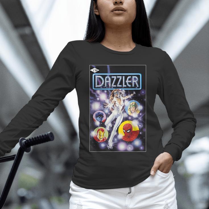 Marvel Universe Classic Dazzler Light Power Comic Book Cover Unisex Long Sleeve T-Shirt
