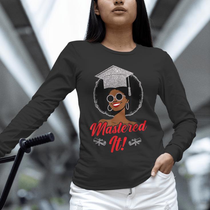 Master Degree Graduation Gifts Black Girl Unisex Long Sleeve T-Shirt