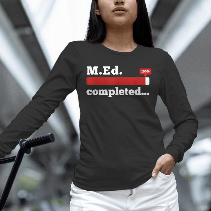 Master Of Education Completed Teacher Master Graduation For Men Women Unisex Long Sleeve T-Shirt