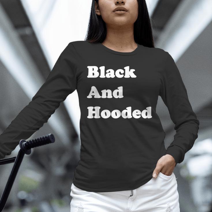 Masters Degree Graduation And Hooded T-Shirt Unisex Long Sleeve T-Shirt
