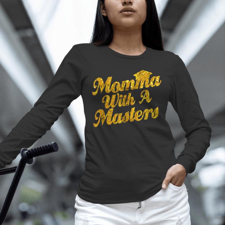 Masters Degree Graduation For Mom Wife Social Work MBA Unisex Long Sleeve T-Shirt