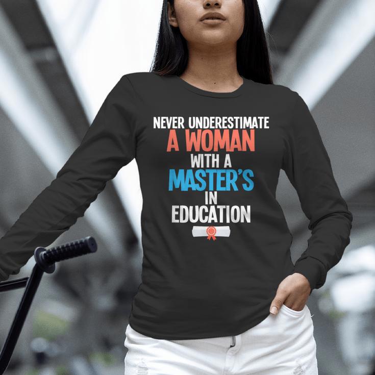 Masters In Education Degree Graduation Women MeD Unisex Long Sleeve T-Shirt