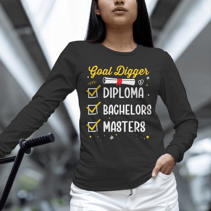 Masters Graduation Goal Digger Mastered It Unisex Long Sleeve T-Shirt