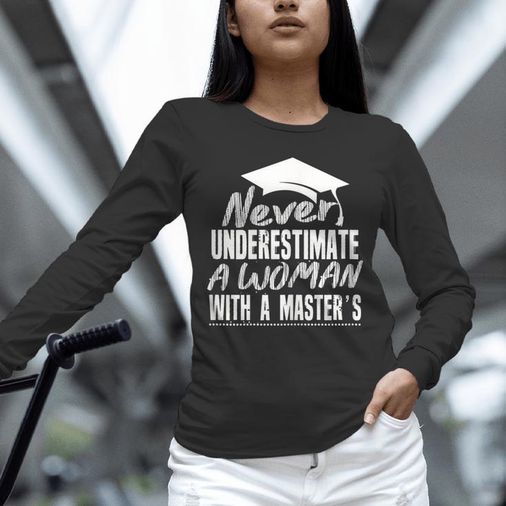 Master's Graduation Shirt For Women With Masters Degree Unisex Long Sleeve T-Shirt