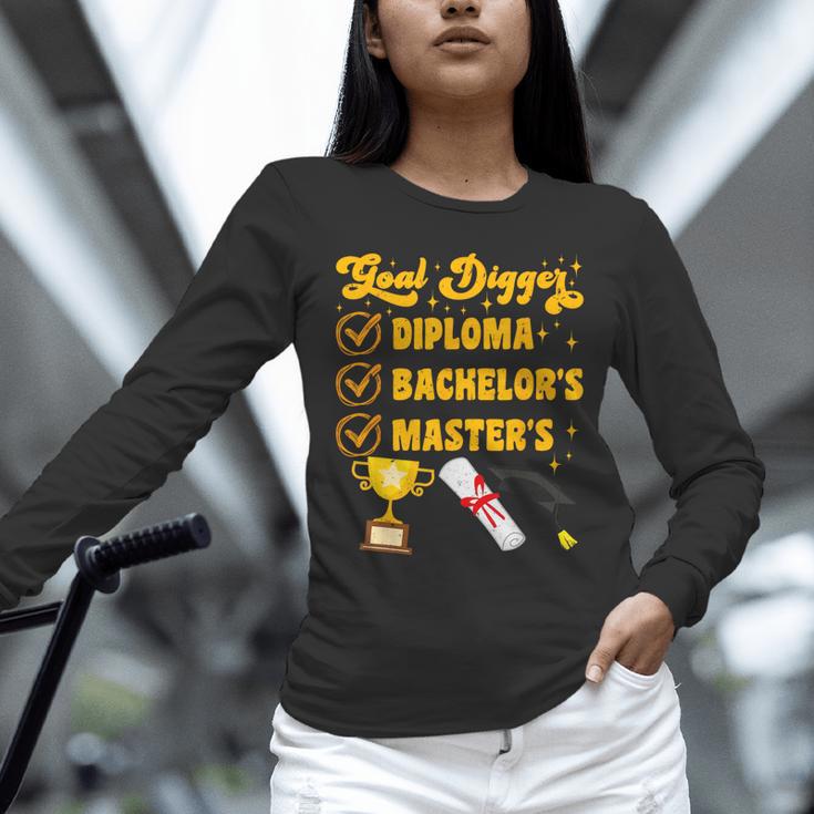 Master's Thesis Passed Goal Digger Master's Graduation Unisex Long Sleeve T-Shirt