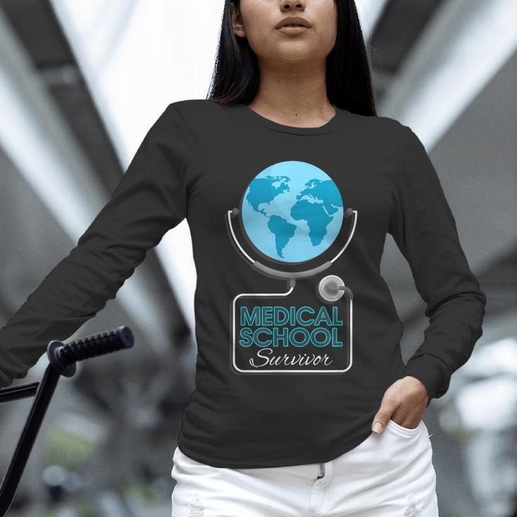 Medical School Survivor Med Graduation Unisex Long Sleeve T-Shirt