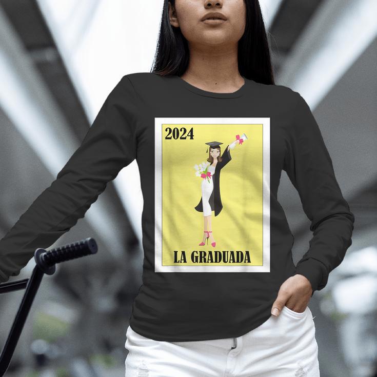 Mexican For Graduation La Graduada 2024 Unisex Long Sleeve T-Shirt