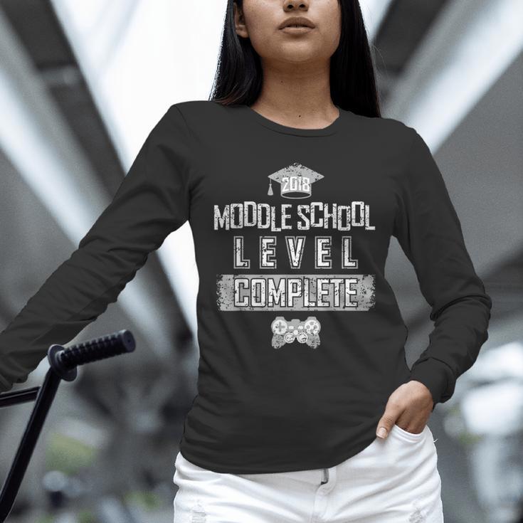 Middle School Graduation Tee Video Gaming Graduate Shirts Unisex Long Sleeve T-Shirt