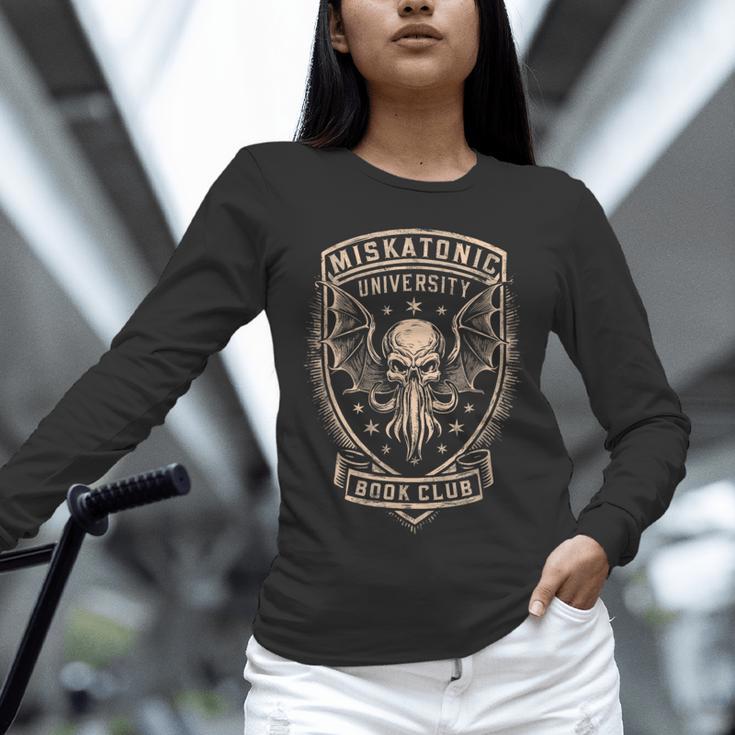 Miskatonic University Book Club Cthulhu Book Unisex Long Sleeve T-Shirt