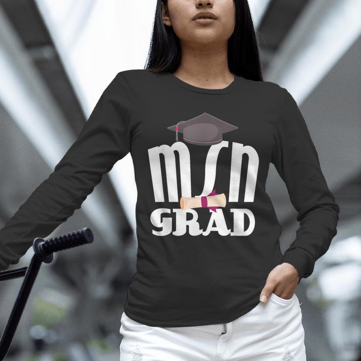MSN Masters Graduation Men Women Son Daughter Unisex Long Sleeve T-Shirt