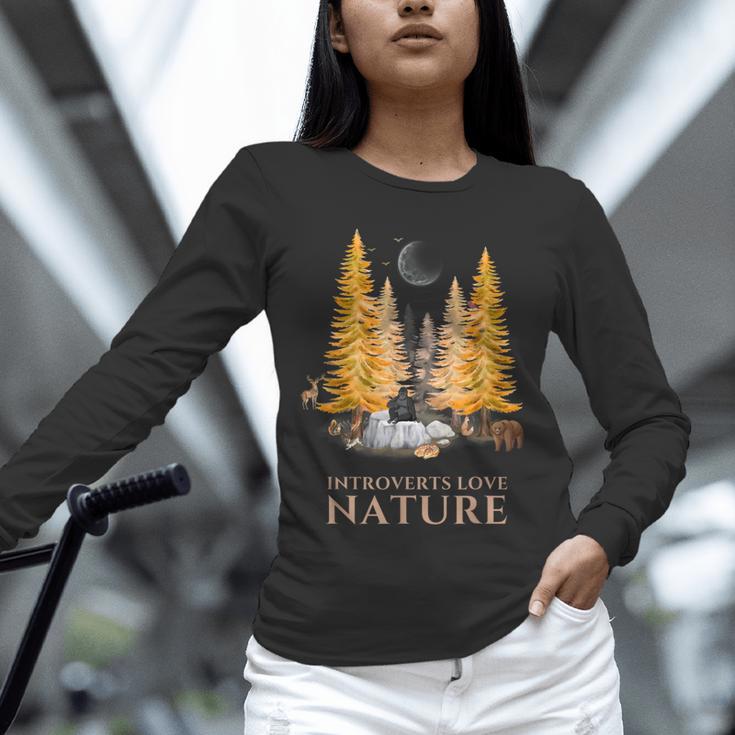 Nature Scene Tees For Introverts Quiet Escape Solitude Unisex Long Sleeve T-Shirt Nature Scene Tees For Introverts Quiet Escape Solitude Unisex Long Sleeve T-Shirt