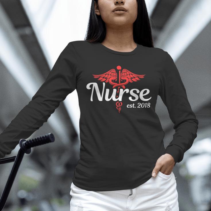 New Nurse 2018 Nurse Nursing School Graduation Shirt Unisex Long Sleeve T-Shirt