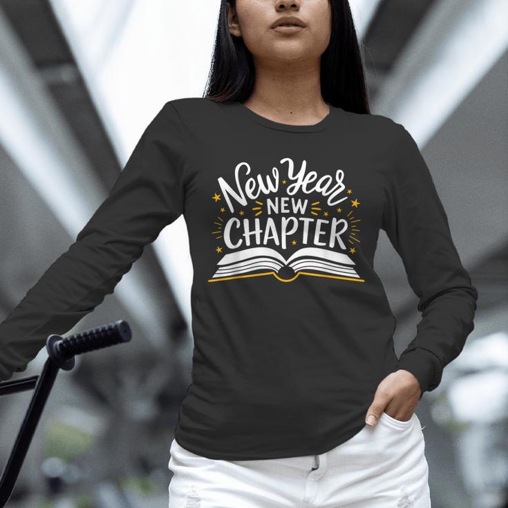 New Year New Chapter Happy New Year 2025 Book Unisex Long Sleeve T-Shirt New Year New Chapter Happy New Year 2025 Book Unisex Long Sleeve T-Shirt