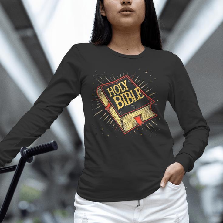 Nice Holy Book Costume For Bible Lovers Unisex Long Sleeve T-Shirt