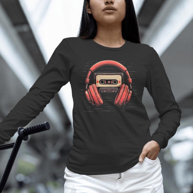 Nostalgia Cassette Men Women 80s 90s Retro Mixtape Tape Unisex Long Sleeve T-Shirt Nostalgia Cassette Men Women 80s 90s Retro Mixtape Tape Unisex Long Sleeve T-Shirt